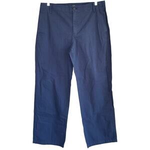 J. Crew Womens Sailor Heritage Chino Pant Navy Size 31 Preppy Capsule Wardrobe